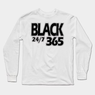 Black 24/7 365 Long Sleeve T-Shirt